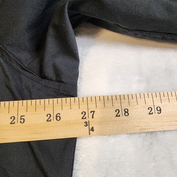 Stacy Adams Classic Black Button Up Dress Shirt, EUC, Size 18 36/37 - Picture 5 of 6